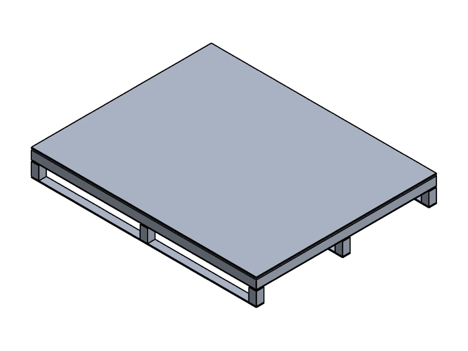 Aluminum machine base